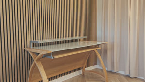 Helsinki Oak 1300mm Laptop Desk