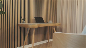 San Francisco Walnut Smart Speaker/Charging Desk