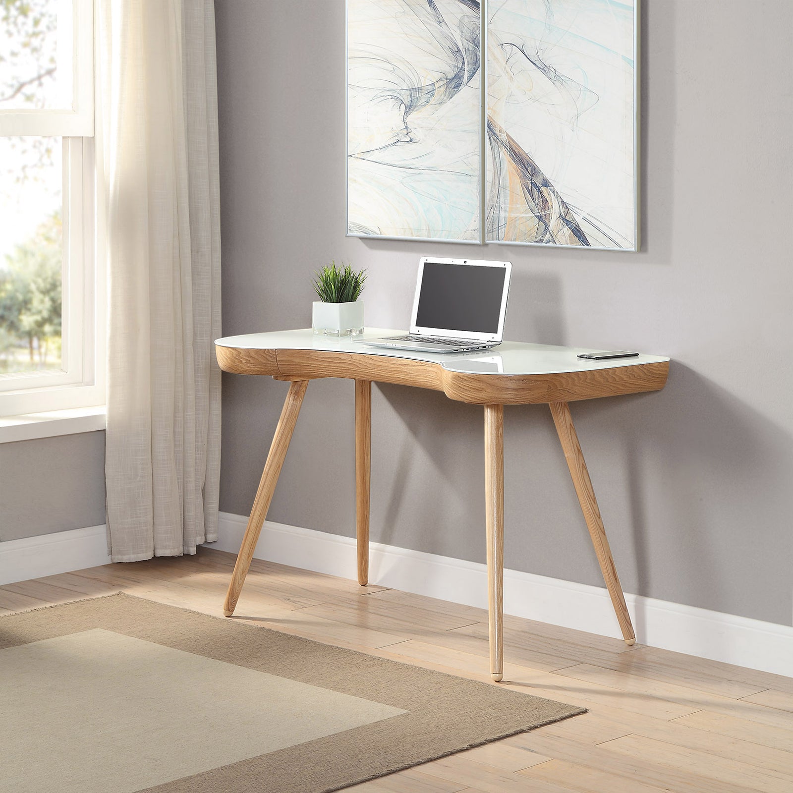 San Francisco Oak Executive Desk