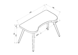 San Francisco Walnut Executive Desk