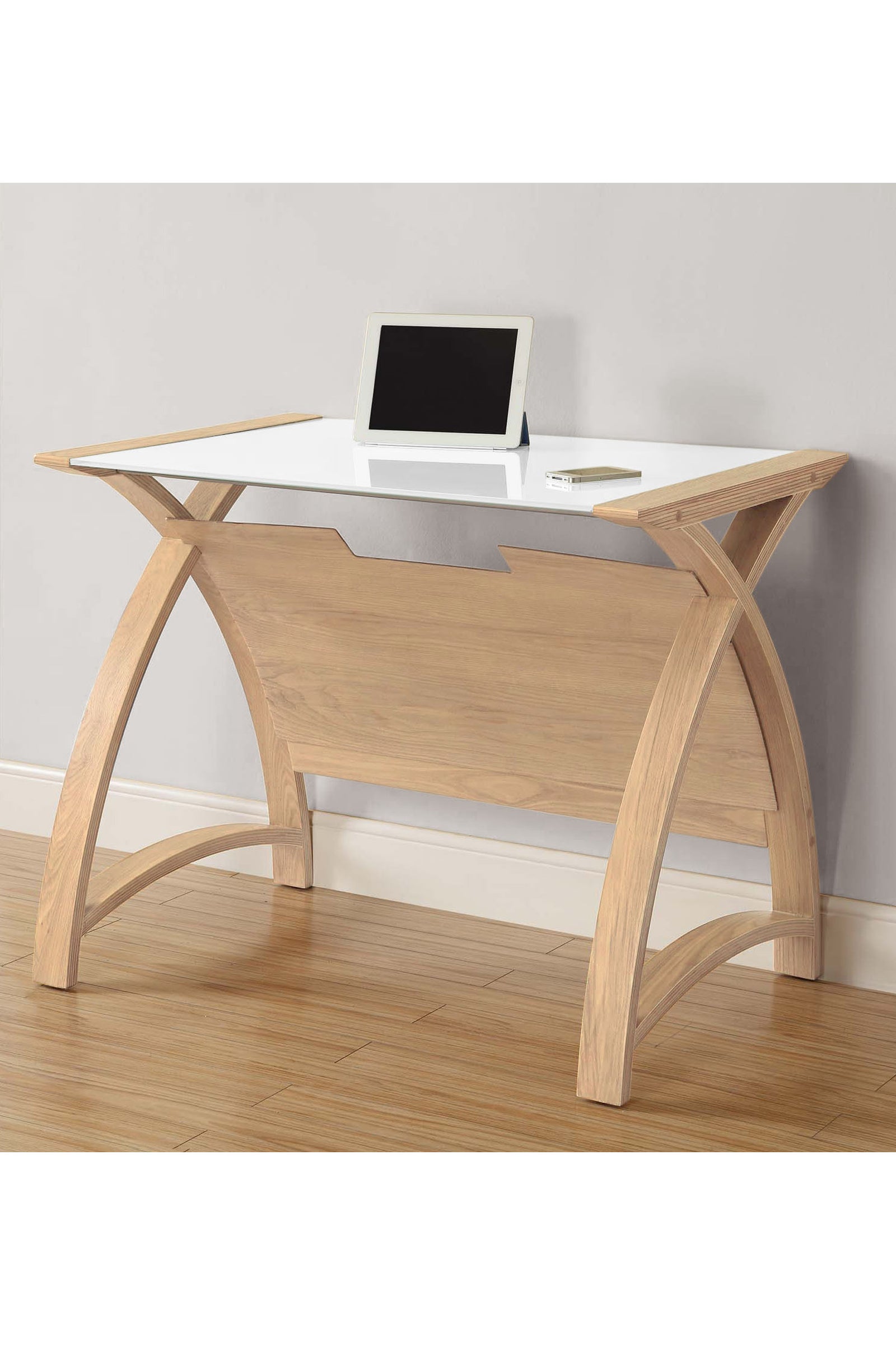 Helsinki Oak 900mm Laptop Desk