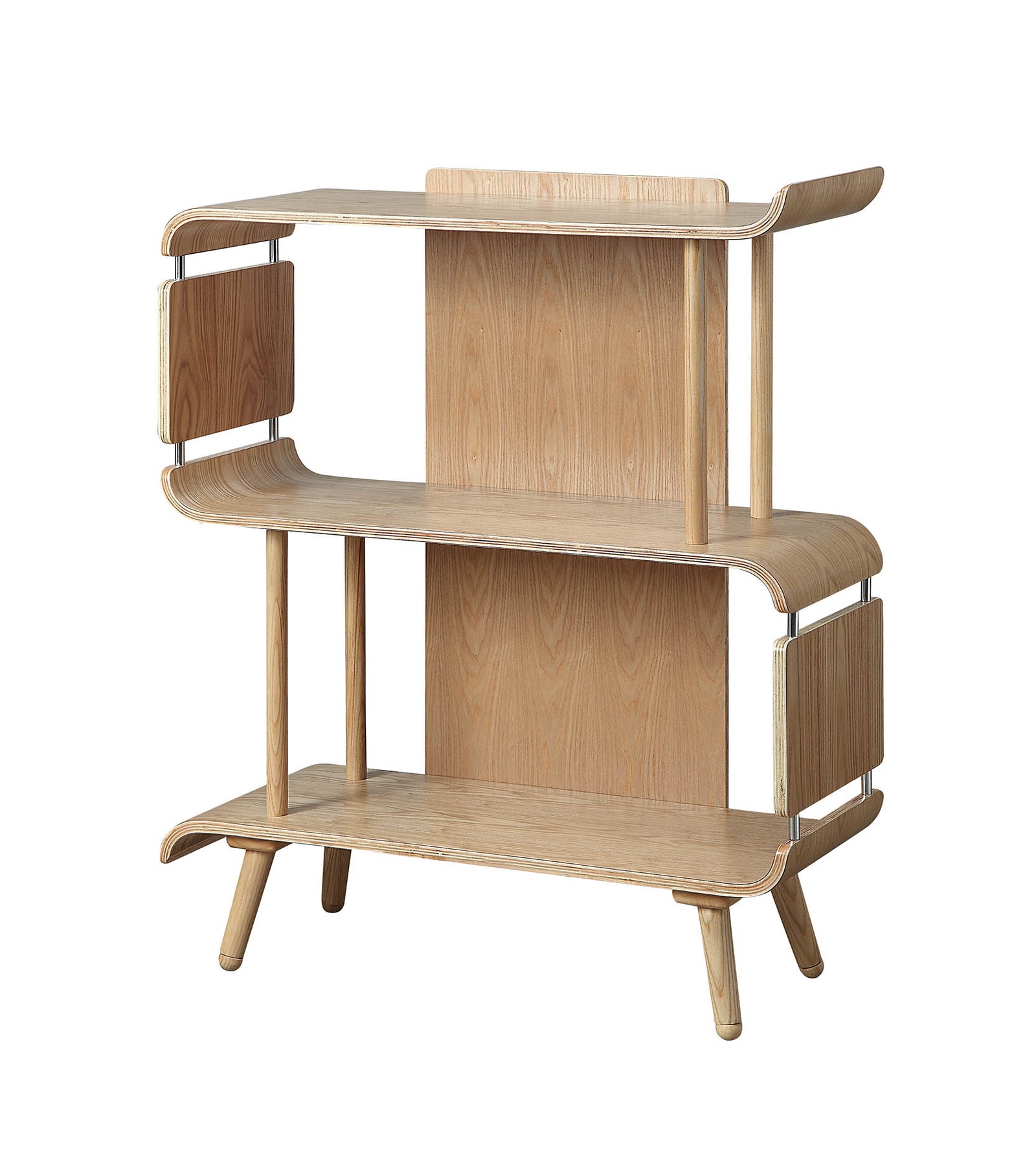 San Francisco Oak Short Bookshelf