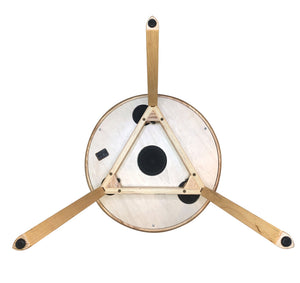 San Francisco Oak Smart Speaker/Charging Side Table