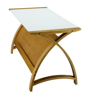 Helsinki Oak 1300mm Laptop Desk