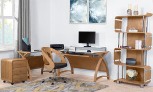 Helsinki Oak 900mm Laptop Desk