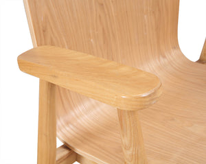 San Francisco Oak Spindle Office Chair