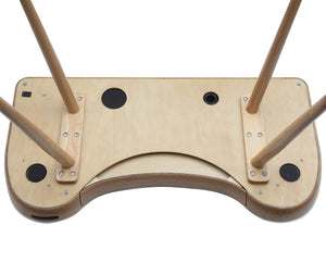 San Francisco Oak Smart Speaker/Charging Desk